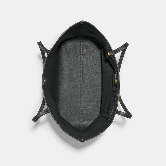 NWT Coach Outlet City Tote In Signature Canvas With Varsity Motif - Picture 3 of 5